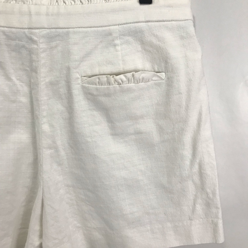 J.Crew Ruffle white shorts - Picture 5 of 6